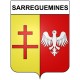 Sarreguemines 57 ville Stickers blason autocollant adhésif