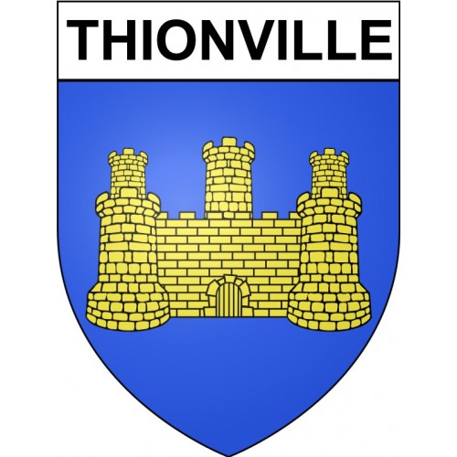 Thionville 57 ville Stickers blason autocollant adhésif