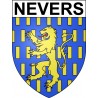 Nevers 58 ville Stickers blason autocollant adhésif