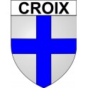 Croix 59 ville Stickers blason autocollant adhésif