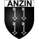 Stickers coat of arms Bazas adhesive sticker