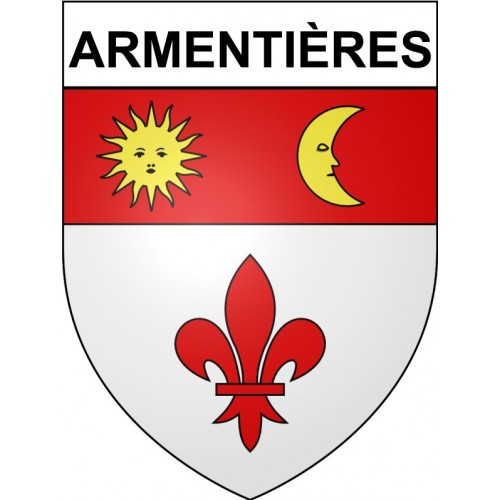 Stickers coat of arms Bazas adhesive sticker