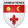 Armentières 59 ville Stickers blason autocollant adhésif