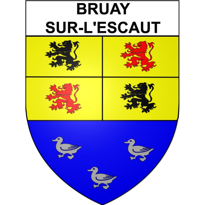 Stickers coat of arms Bazas adhesive sticker