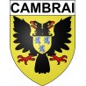 Cambrai 59 ville Stickers blason autocollant adhésif