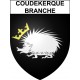 Coudekerque-Branche 59 ville Stickers blason autocollant adhésif
