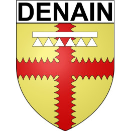 Denain 59 ville Stickers blason autocollant adhésif