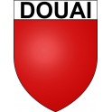Douai 59 ville Stickers blason autocollant adhésif