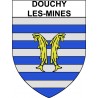Stickers coat of arms Bazas adhesive sticker