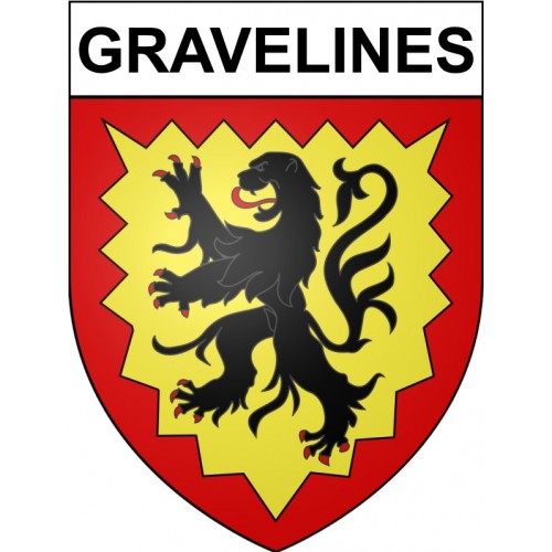 Stickers coat of arms Bazas adhesive sticker