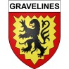 Stickers coat of arms Bazas adhesive sticker