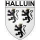 Halluin 59 ville Stickers blason autocollant adhésif