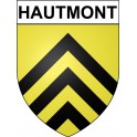 Hautmont 59 ville Stickers blason autocollant adhésif