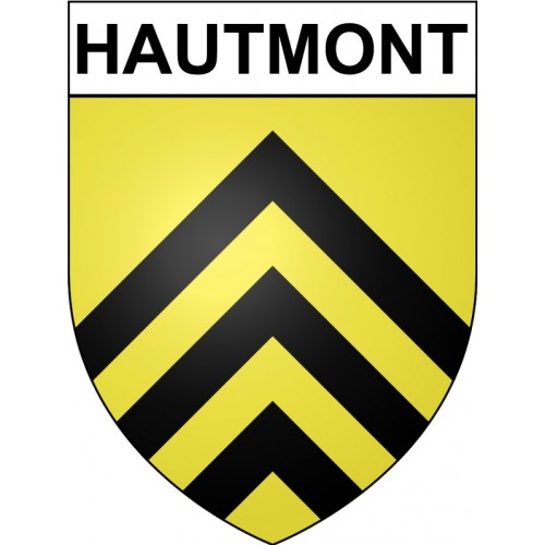 Hautmont 59 ville Stickers blason autocollant adhésif