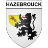 Stickers coat of arms Bazas adhesive sticker