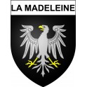 La Madeleine 59 ville Stickers blason autocollant adhésif