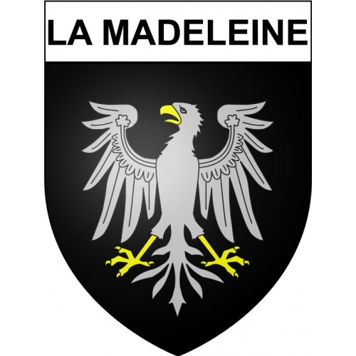 La Madeleine 59 ville Stickers blason autocollant adhésif