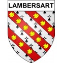 Pegatinas escudo de armas de Lambersart adhesivo de la etiqueta engomada