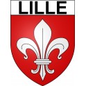 Lille 59 ville Stickers blason autocollant adhésif