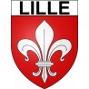 Pegatinas escudo de armas de Lille adhesivo de la etiqueta engomada