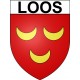 Loos 59 ville Stickers blason autocollant adhésif