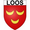 Loos 59 ville Stickers blason autocollant adhésif
