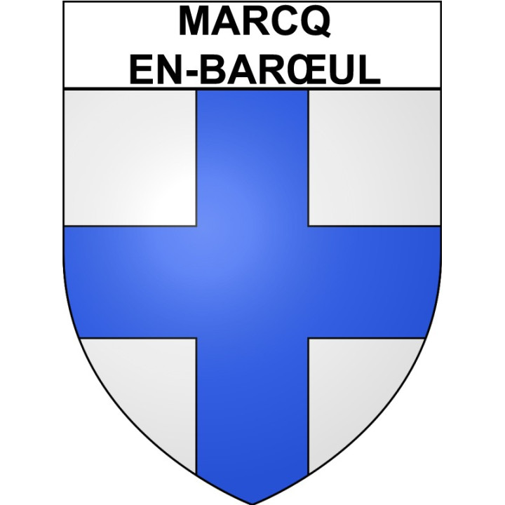 Pegatinas escudo de armas de Bazas adhesivo de la etiqueta engomada