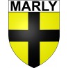 Marly 59 ville Stickers blason autocollant adhésif