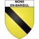Mons-en-Barœul 59 ville Stickers blason autocollant adhésif