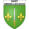 Saint-Amand-les-Eaux 59 ville Stickers blason autocollant adhésif