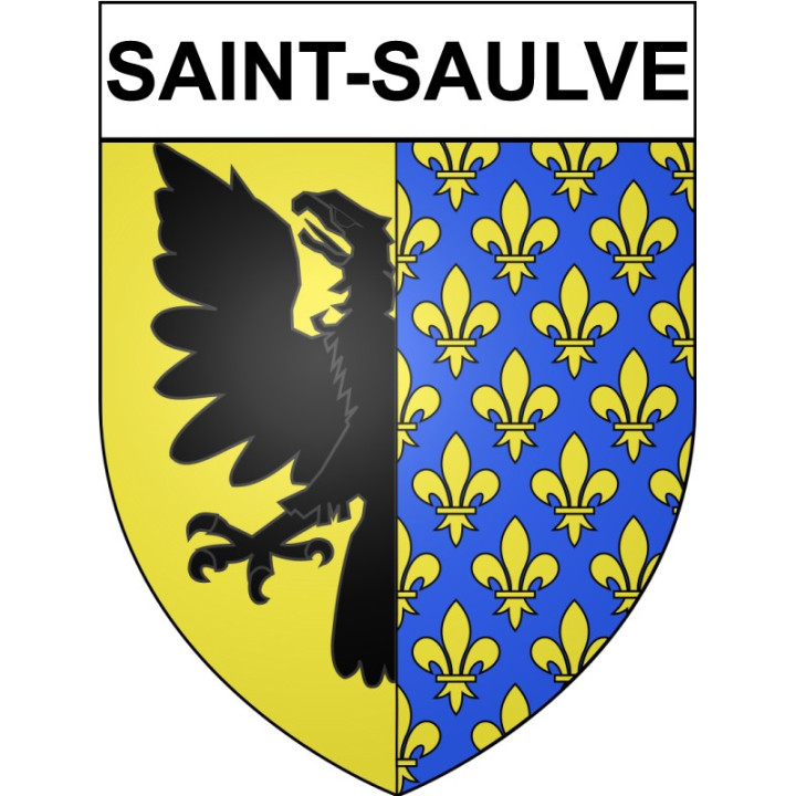 Saint-Saulve 59 ville Stickers blason autocollant adhésif