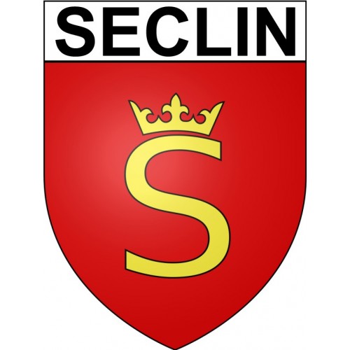 Seclin 59 ville Stickers blason autocollant adhésif