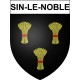Sin-le-Noble 59 ville Stickers blason autocollant adhésif