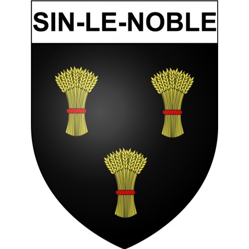 Stickers coat of arms Bazas adhesive sticker