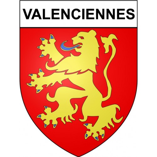 Valenciennes 59 ville Stickers blason autocollant adhésif