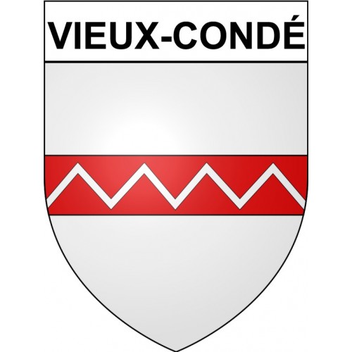 Vieux-Condé 59 ville Stickers blason autocollant adhésif