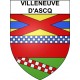 Villeneuve-d'Ascq 59 ville Stickers blason autocollant adhésif