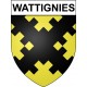 Wattignies 59 ville Stickers blason autocollant adhésif