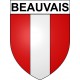 Beauvais 60 ville Stickers blason autocollant adhésif