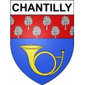 Pegatinas escudo de armas de Chantilly adhesivo de la etiqueta engomada