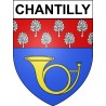 Chantilly 60 ville Stickers blason autocollant adhésif