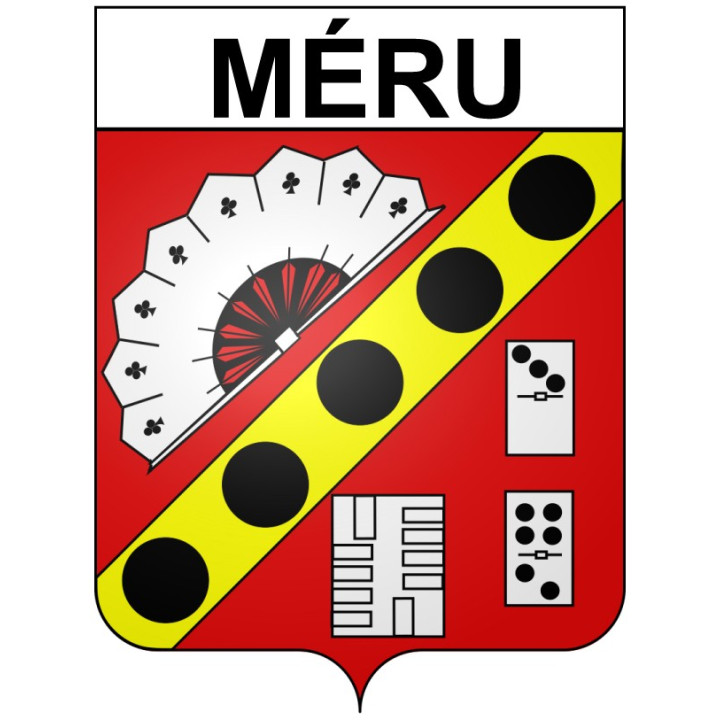 Stickers coat of arms Bazas adhesive sticker
