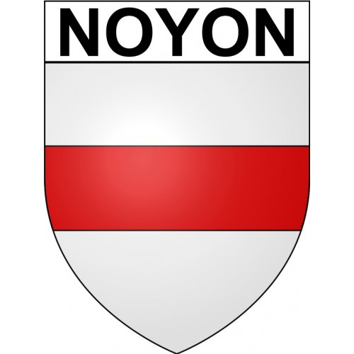 Noyon 60 ville Stickers blason autocollant adhésif