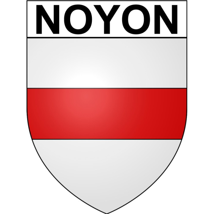 Noyon 60 ville Stickers blason autocollant adhésif