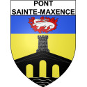 Pont-Sainte-Maxence 60 ville Stickers blason autocollant adhésif