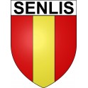 Senlis 60 ville Stickers blason autocollant adhésif