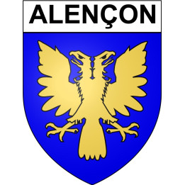 Alençon 61 ville Stickers blason autocollant adhésif