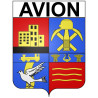Avion 62 ville Stickers blason autocollant adhésif