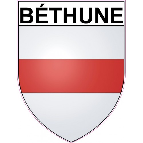 Béthune 62 ville Stickers blason autocollant adhésif