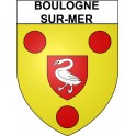 Boulogne-sur-Mer Sticker wappen, gelsenkirchen, augsburg, klebender aufkleber